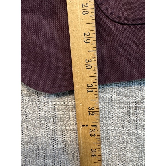 Bugatti Mens 42  Two Button Blazer Sports Coat Suit Jacket Maroon With Blue Line - Picture 6 of 16